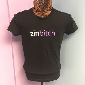 “ZinBitch” Four Vines Winery Black Gaphic T-Shirt